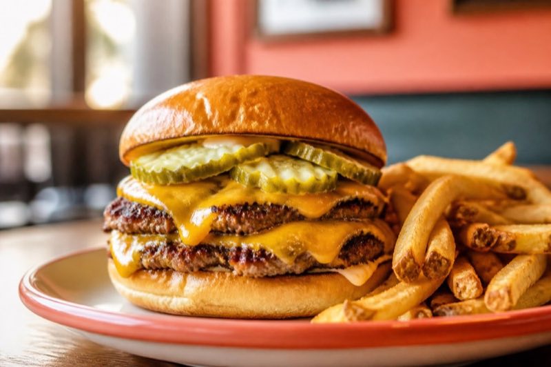Illustrative burgers food photo